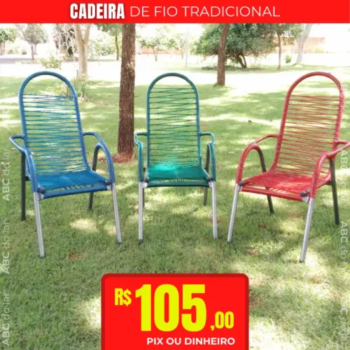 Cadeira De Fio Tradicional Reforçada