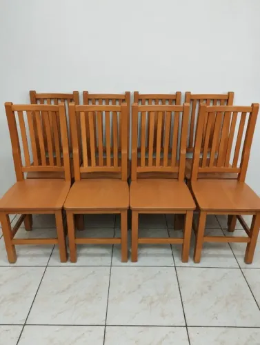 Vendo 8 cadeiras em peroba rosa - pronta entrega novas
