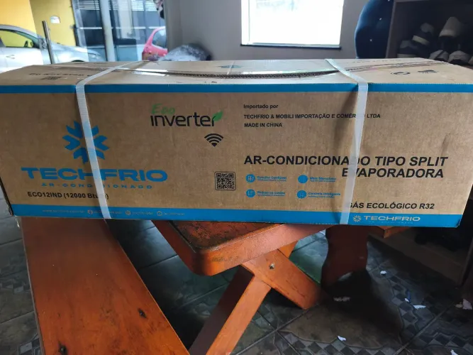 Vendo evaporadora split techfrio12 mil BTUs inverter cont. *r