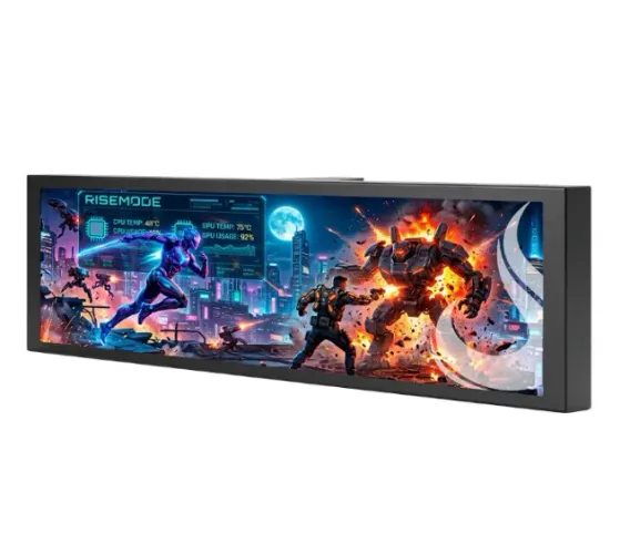 Tela de Monitoramento Gamer Smart Screen Support Rise Mode, 9.2" IPS, USB-C, Preto