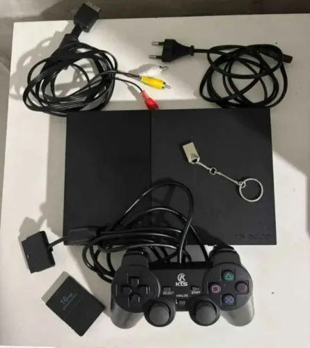 PS2 VÁRIOS JOGOS E CONTROLE - FUNCIONANDO PERFEITO 