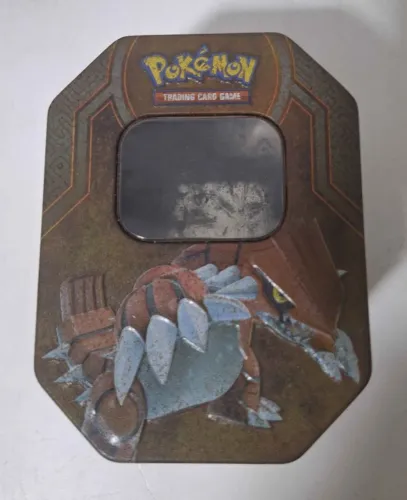 Pokémon TCG - Lata Metálica VAZIA Lendas de Hoenn (Groudon)