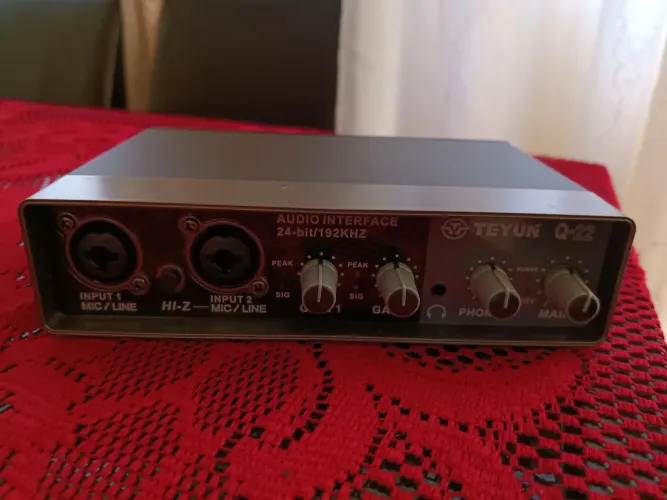 Interface de áudio Teyun 24bit- 192KHZ