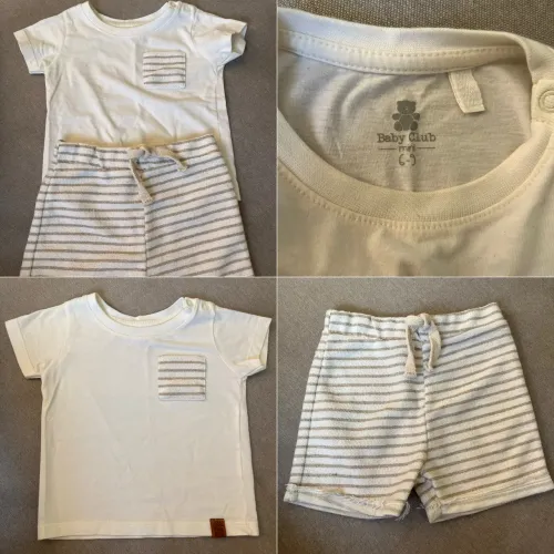 Conjunto Bebê Baby Club 6 a 9 Meses