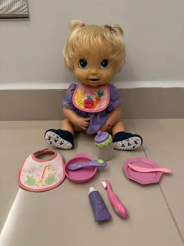 Baby alive linda surpresa roxa