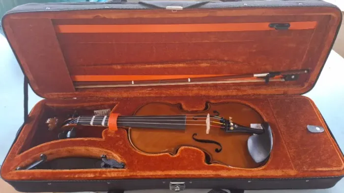 Violino Eagle Ve 144 C/ Case Completo - Ajustado e Revisado Por Luthier