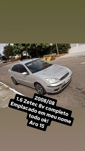 Ford Focus Sedan 1.6/1.6 Flex 8v/16v 4P Mec. 2008