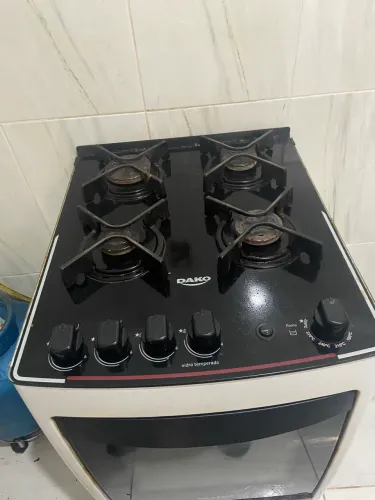 Fogão Dako usado vidro temperado supreme 