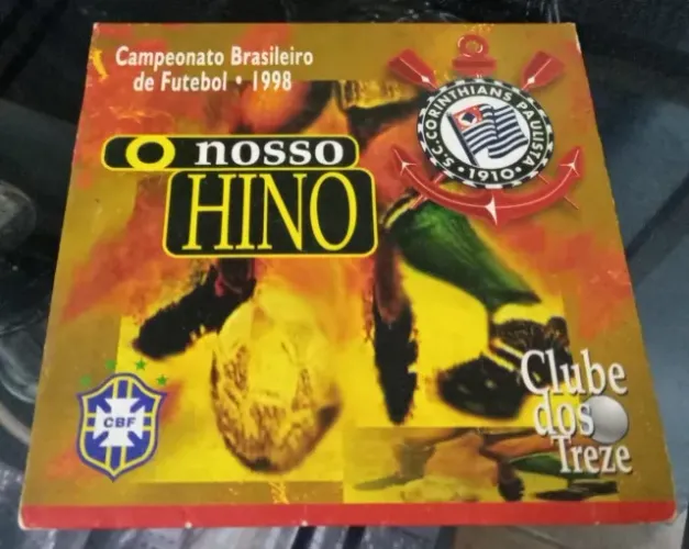 CD Digipack Corinthians - Nosso Hino - Campeonato Brasileiro 1998