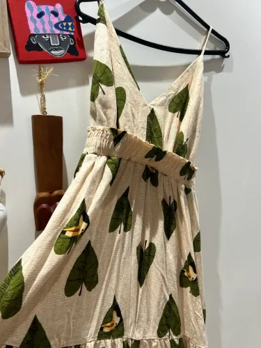 Vestido Farm Tucano em Folha