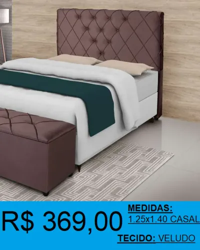Cabeceira casal - compre hoje e receba em até 72 horas