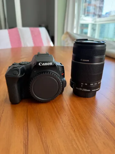 Canon Sl3 + Lente Canon 55-250