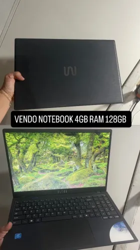 Notebook Multilaser Ultra 4GB RAM, 128GB de memória.