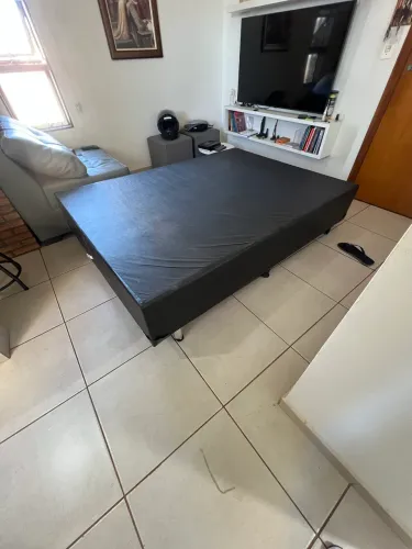 Cama box casal normal 
