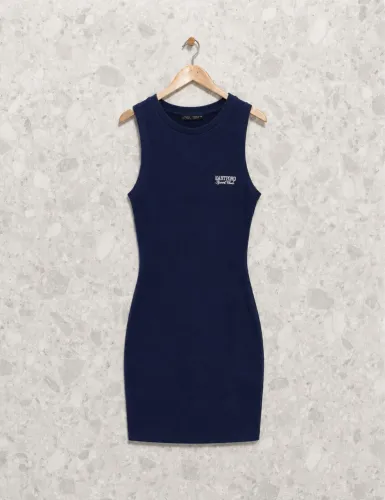 Vestido zara azul marinho novo tamanho p