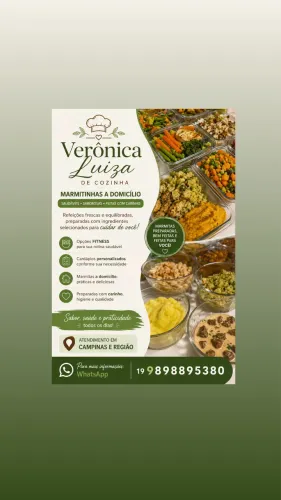 Cozinheira a domicílio 