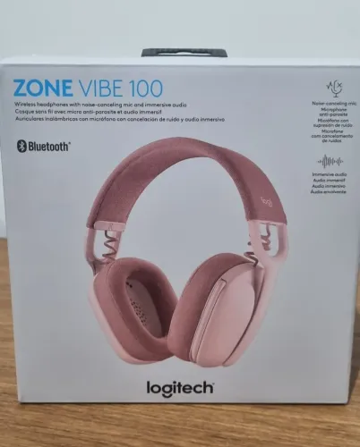Headset Fone Zone Vibe 100 Rosa