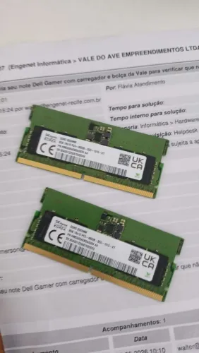 Memória ram ddr5 notebook
