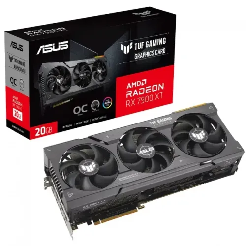 Placa De Vídeo Asus TUF Gaming AMD Radeon RX 7900 XT OC, 20GB, GDDR6, FSR, Ray Tracing