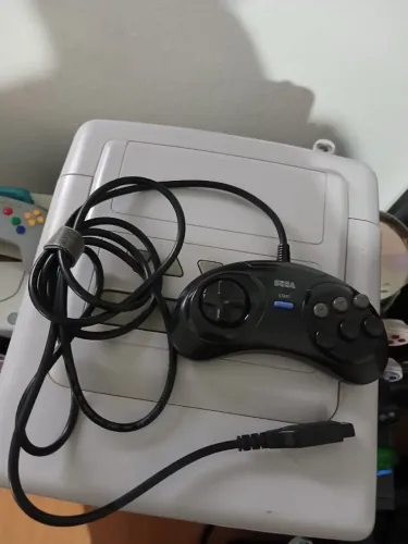 Controle original Mega Drive 6 botões Tec Toy - Em ótimo estado - Funcionando