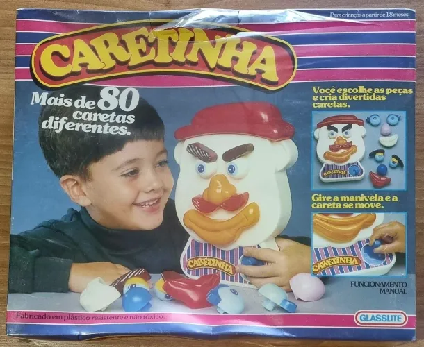 Brinquedo - Caretinha - Glasslite - Lacrado - Anos 80
