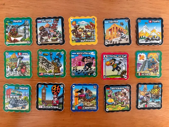 Tazos Cadê Chester Cheetos - 15 unidades
