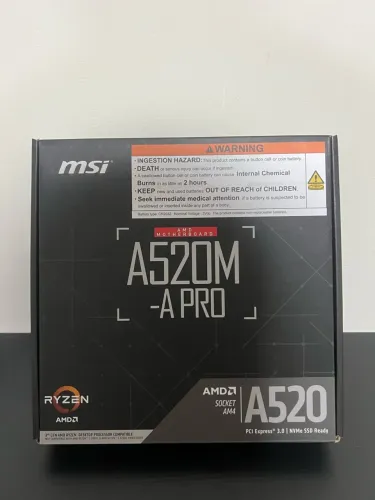 Placa mãe A520M-A PRO MSI