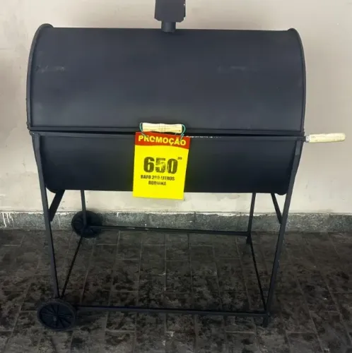 Churrasqueira Bafo 200 Litros com Rodinha