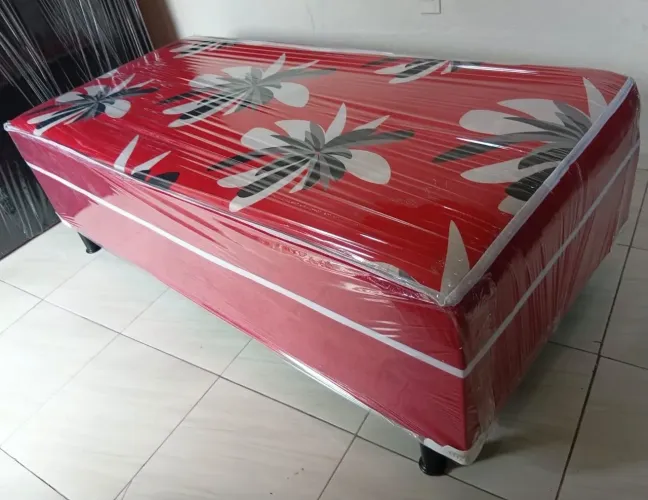 Cama box solteiro nova de mola confortável 350$ Entrega grátis