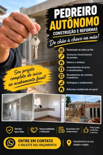 PEDREIRO AUTÔNOMO<br>