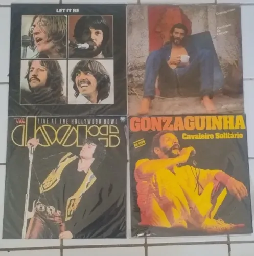 Disco Vinil - Beatles, The Doors, Gonzaguinha