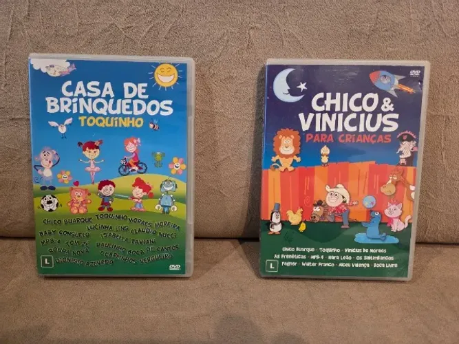 DVD Chico e Vinicius para crianças e Toquinho