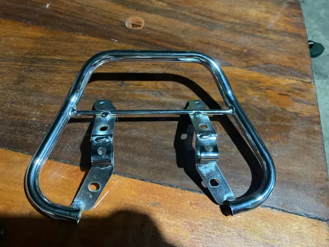 Alça Traseira Modelo Especial Moto Titan 125 1995 À 1999 Em Aço Cromado ou Preto Pro Tork
