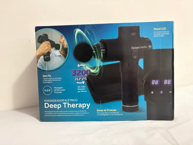 PISTOLA MASSAGEADORA PROFISSIONAL RELAX MAGIC