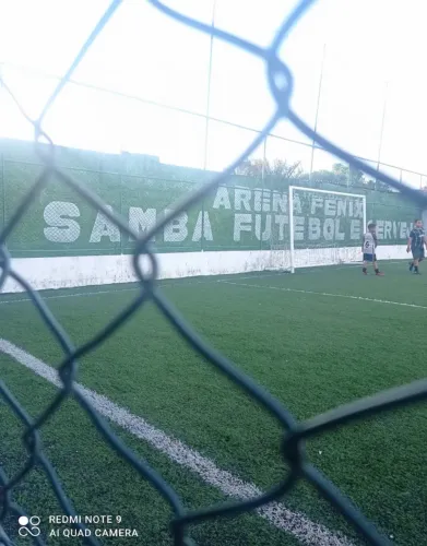 ESTRUTURA PARA CAMPO SOCIETY (grama ,alambrado ,traves)