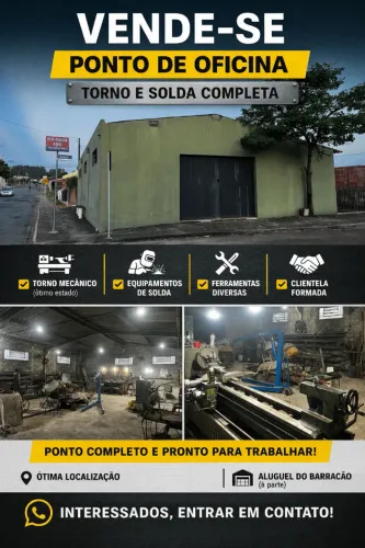 Ponto de Oficina de Torno e Solda