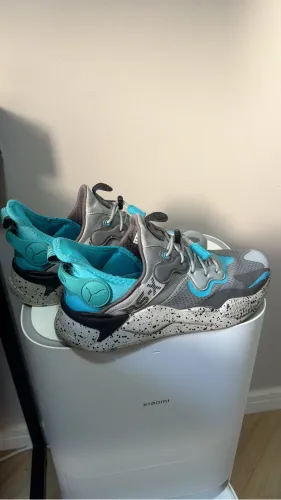 tênis puma rs-x cinza e azul 41 28cm