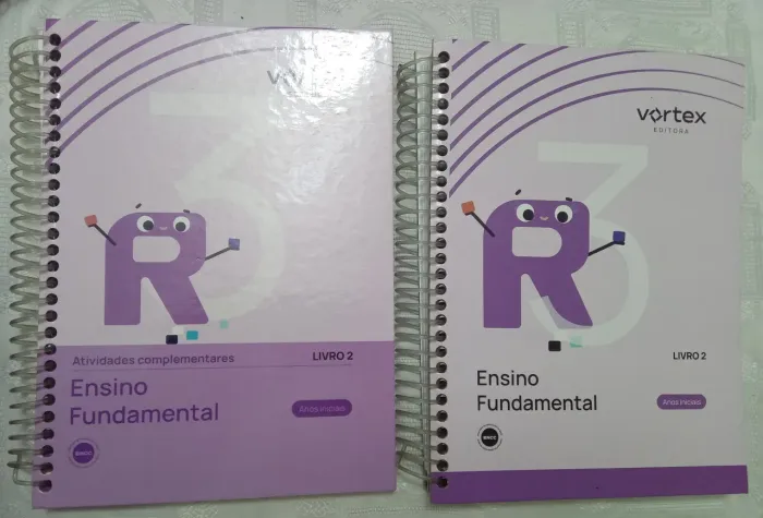 Livro didático editora Vortex para o 3° ano,  do aluno, integrado com livro complementar 