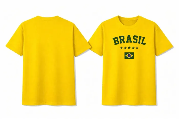 Camisetas 100% algodão