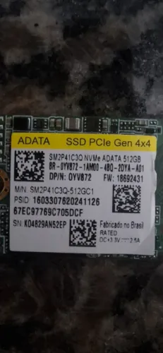 SSD NVME m.2 2230 ADATA SM2P41C3Q 512GB GEN 4X4