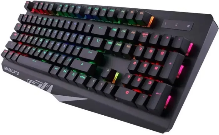 Teclado Mecânico Gamer Mad Catz Strike 4 RGB, Black, KS13MMUSBL00