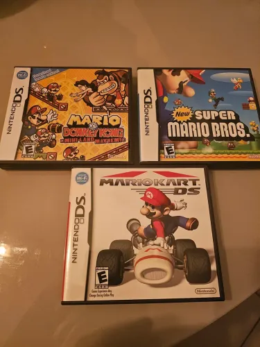 Jogos Mario Nintendo Ds originais