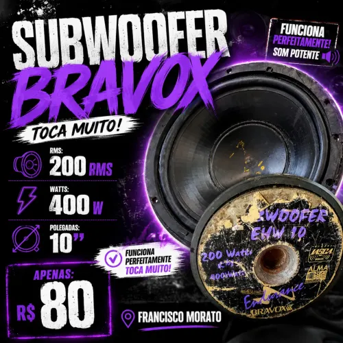 SUBWOOFER BRAVOX