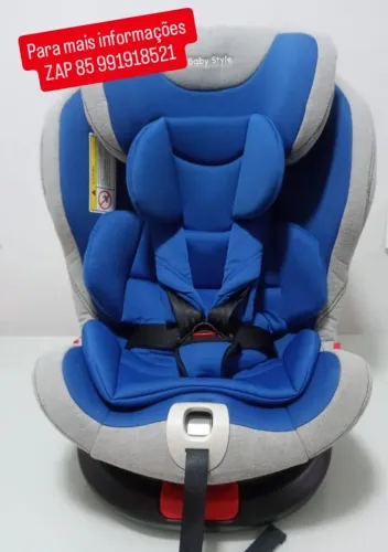 Cadeirinha de carro com isofix e giro 360 graus