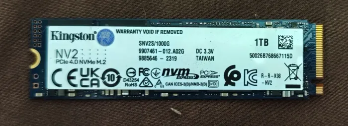 SSD 1TB NVME M.2 PCIe 4.0