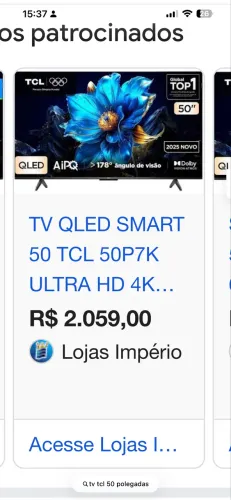 Tv 50 polegadas 4k QLED 