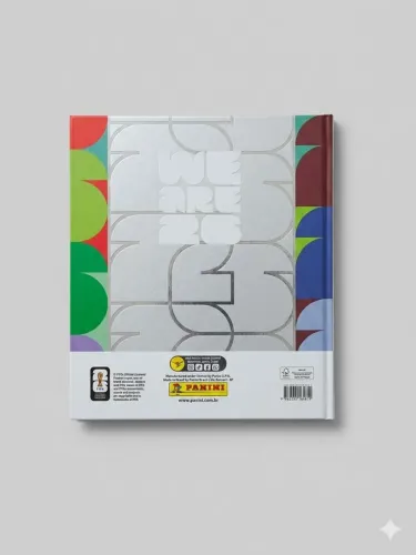 Álbum Copa 2026 Capa Dura Prata + Coleção Completa + Lata FIFA