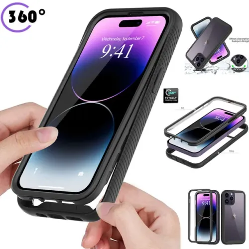Capa Capinha iPhone 13 Pro Max 360 Graus Proteção Completa Contra Queda