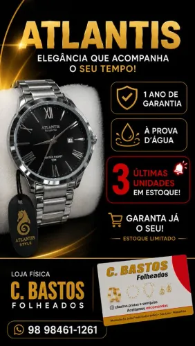 Relógio Atlantis
