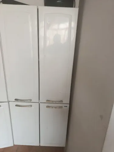 Armário de Cozinha Aço Itatiaia 3 Peças Kit Rose Branco
